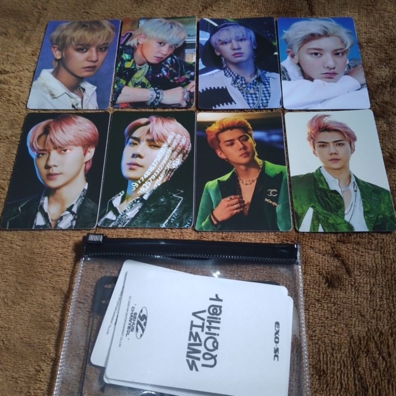Sticker Photocard EXO-SC Sehun Chanyeol 1 Billion Views Official
