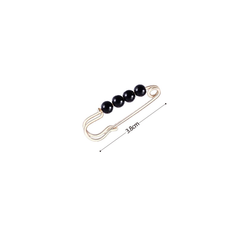 Bros Pin Pinggang Mutiara Berlian Imitasi Adjustable Bahan Metal Untuk Wanita