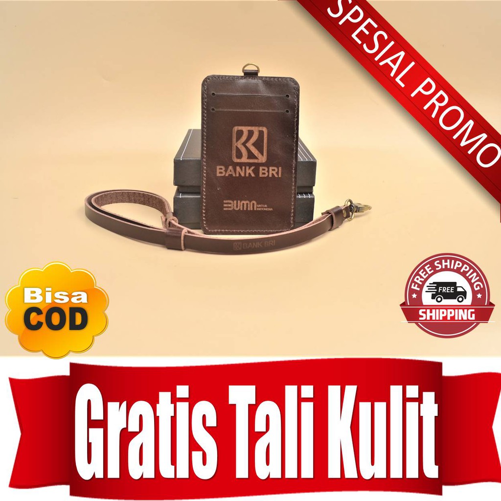 

ID Card Holder Bank BRI Name Tag Holder BRI Darkbrown