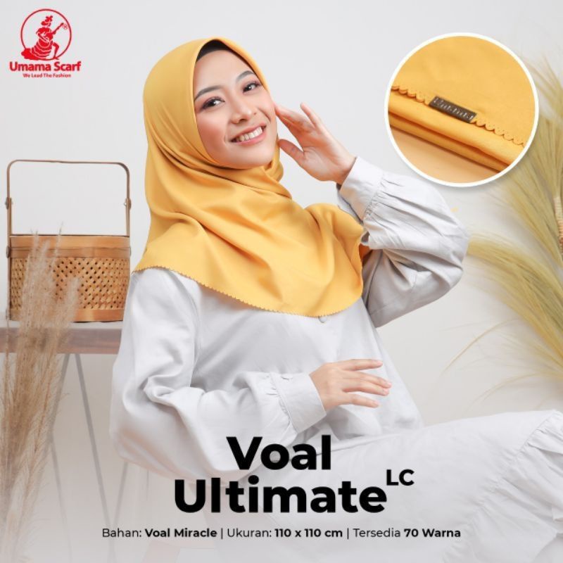 Hijab Segi Empat Voal Ultimate LC Umama Premium