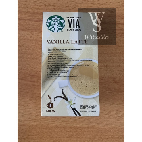 

VIA Vanilla Latte - Starbucks VIA Instant Coffee Brew Me Flavoured Caramel Caffe Mocha Black Kopi Biji Instan Excelso Arabica Robusta Espresso Iced Teavana Italian Roast Colombia Pike Place Mint Citrus Earl Grey English Breakfast Anniversary Blend Spring