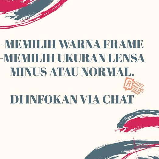 Bagus Banget.. Frame kacamata pria tanpa bingkai frameless rimless glasses minus plus silinder cyl p