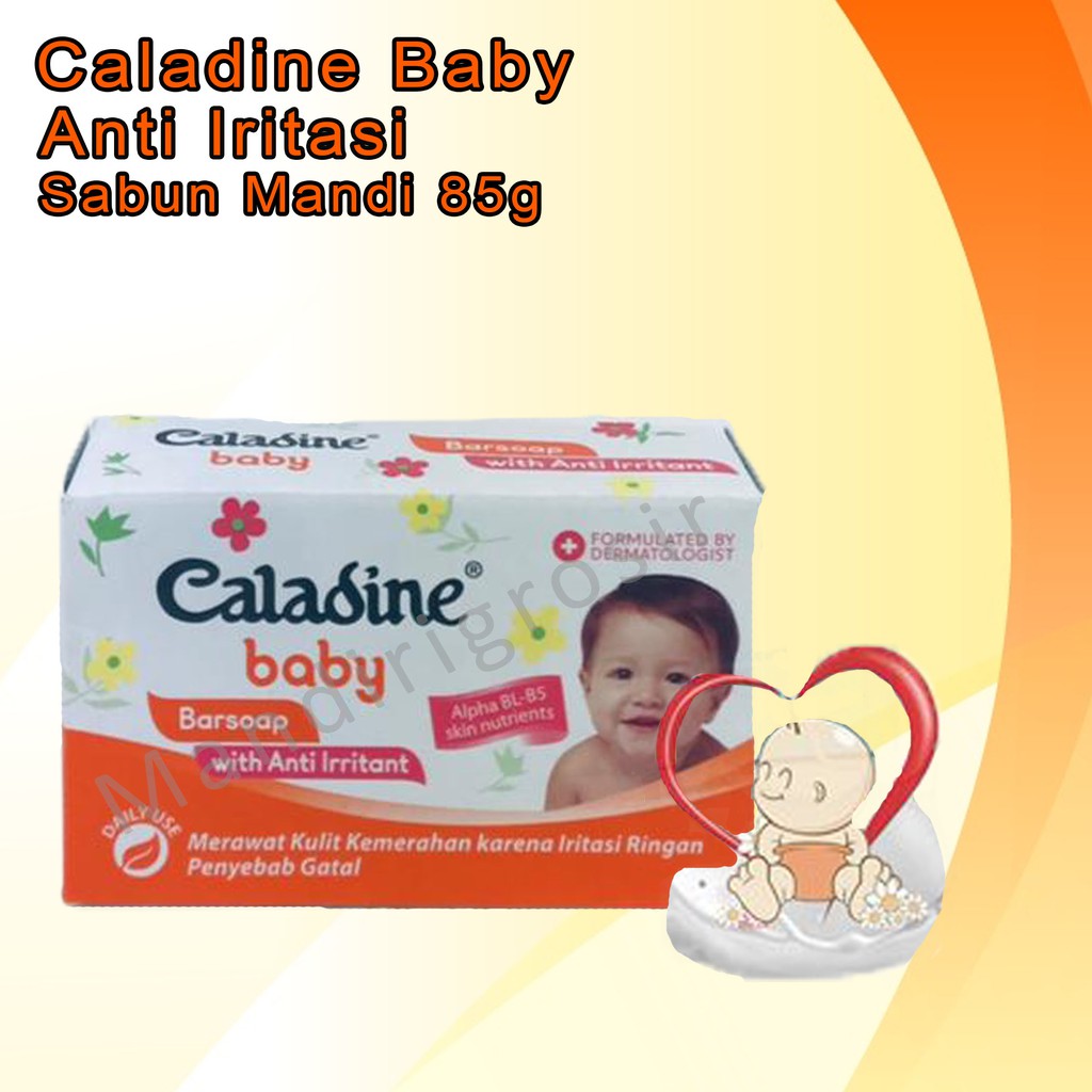 Sabun batang anti iritasi * Caladine baby * Barsoap with anti irritant * 85g