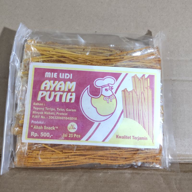 

Mie Lidi Pedes Dan lidi Asin