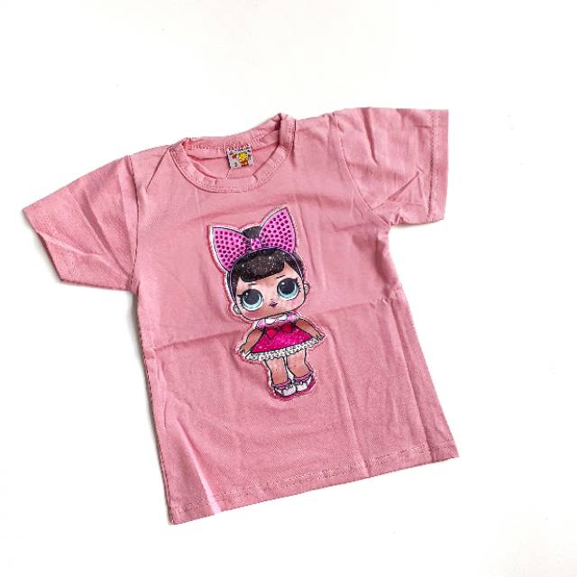 TERMURAH Kaos Anak Perempuan LED Karakter Lol Pakaian Baju Bayi Lucu 1 Tahun Perlengkapan Baby