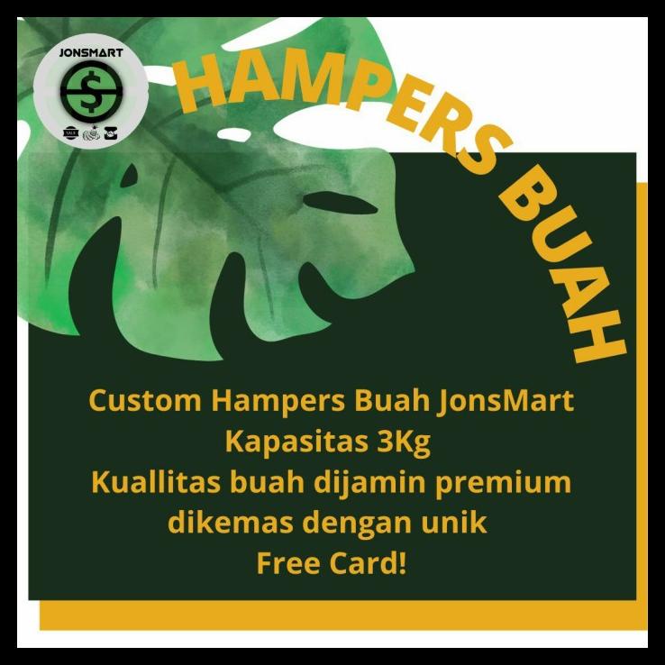 

Parcel Buah Segar / Hampers Buah Premium / Free Card - Jonsmart