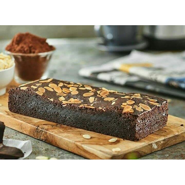 

Brownies/Bronis/Brownis Almond Coklat Panggang Premium Fudge