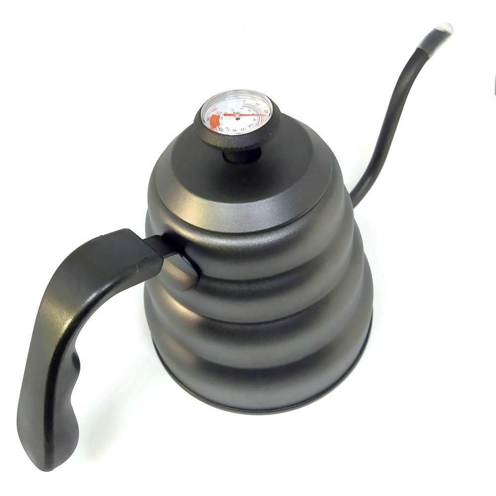 One Two Cups Coffee Maker Pot Drip Kettle Teko Barista Kopi 1.2 L Thermostat - KE4012 HITAM