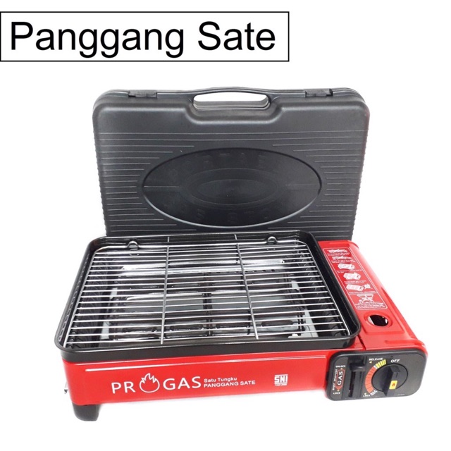 Kompor Panggang Sate BBQ Sosis Progas 1 Tungku Portable