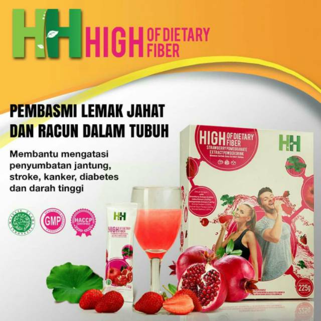 HH FIBER ( HIGH OF DIETARY FIBER ) 15 SACHET