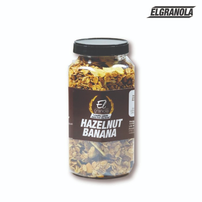 

Produk Eksklusif El Granola Hazelnut Banana / Healthy Snack / Sereal Berkualitas