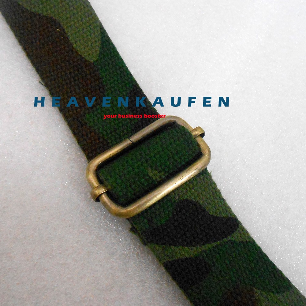Strap Tas / Tali Selempang Tas Unisex Katun Lebar 3,8 cm Motif Army Tentara Kode A