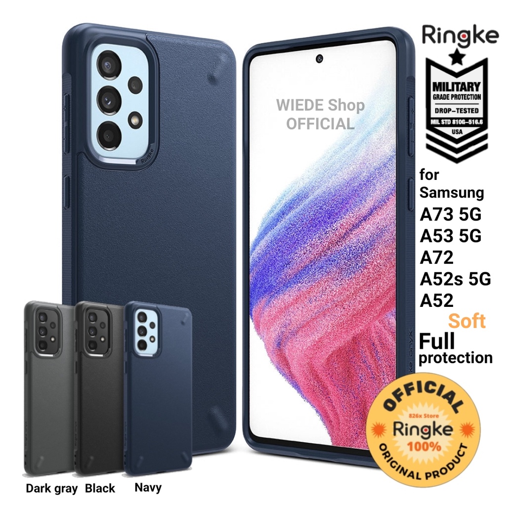 Case Samsung Galaxy A53 5G A73 5G A52s A52 A72 A32 5G RINGKE Onyx Softcase Casing ORIGINAL
