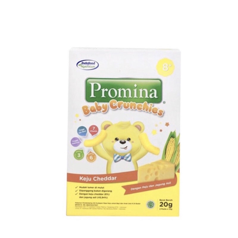 

Promina Baby Crunchies Keju Cheddar 20g