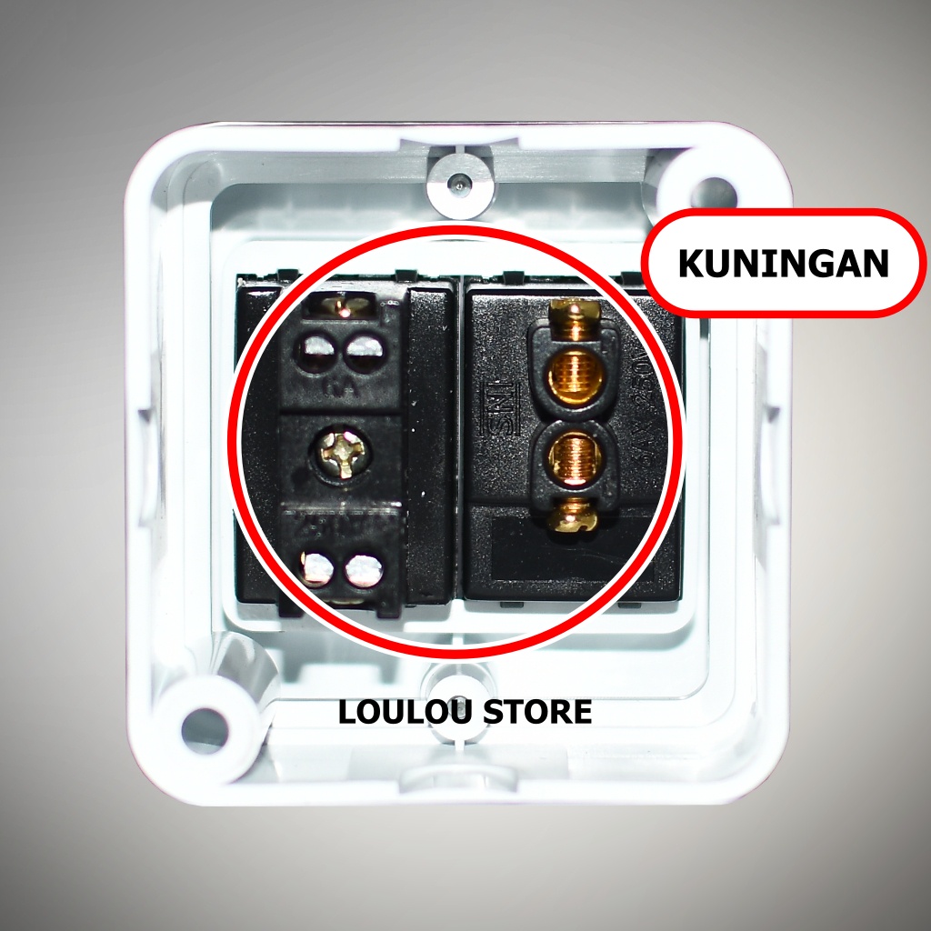 Stop Kontak Saklar Engkel OUTBOW Single VISICOM VS 903 OB VS-903-OB VS903 OB