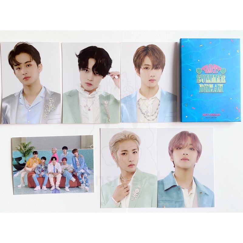 [READY] SHARING POSTCARD NCT DREAM ONLINE FANMEETING BEYOND LIVE HOT SUMMER DREAM 2021 MARK CHENLE J