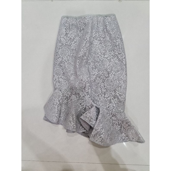 rok wanita brocade brokat rok pesta