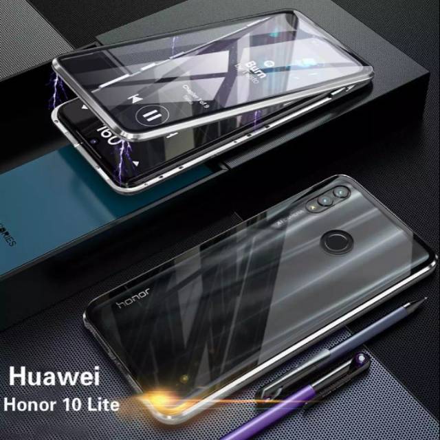 case magnetic huawei honor 10 lite bumper magnetic huawei 10 lite hardcase magnetic huawei honor 10