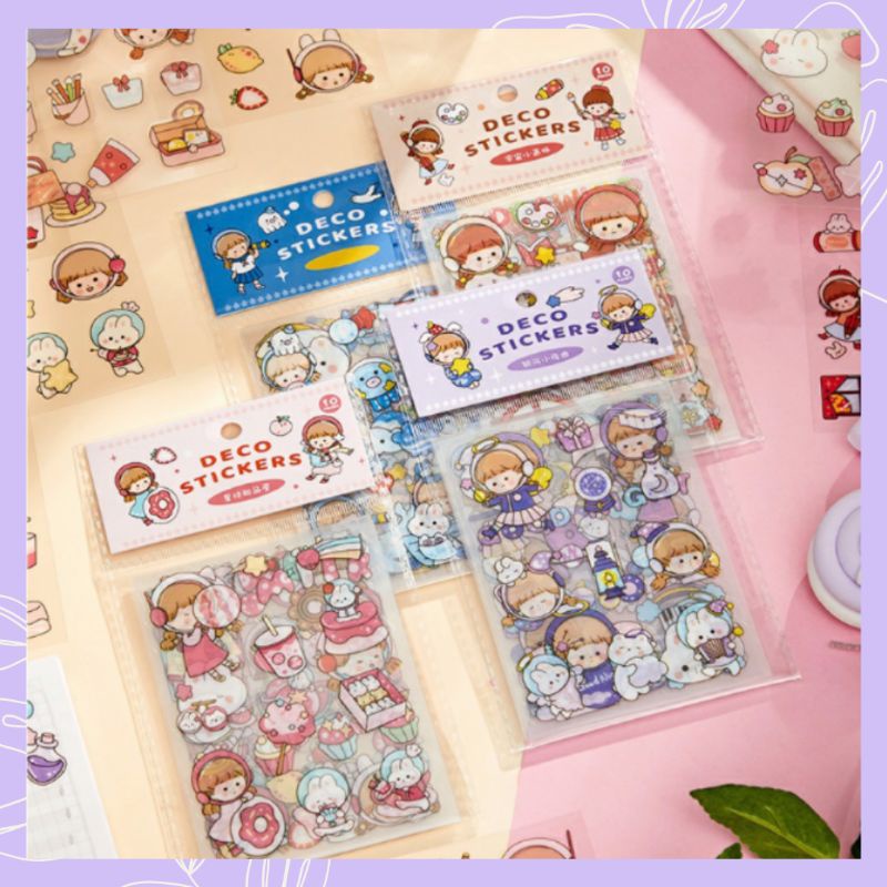 

1 Pcs Stiker Deco Journal Diary Book/ Stiker Tumblr/ Stiker HP Laptop Lucu