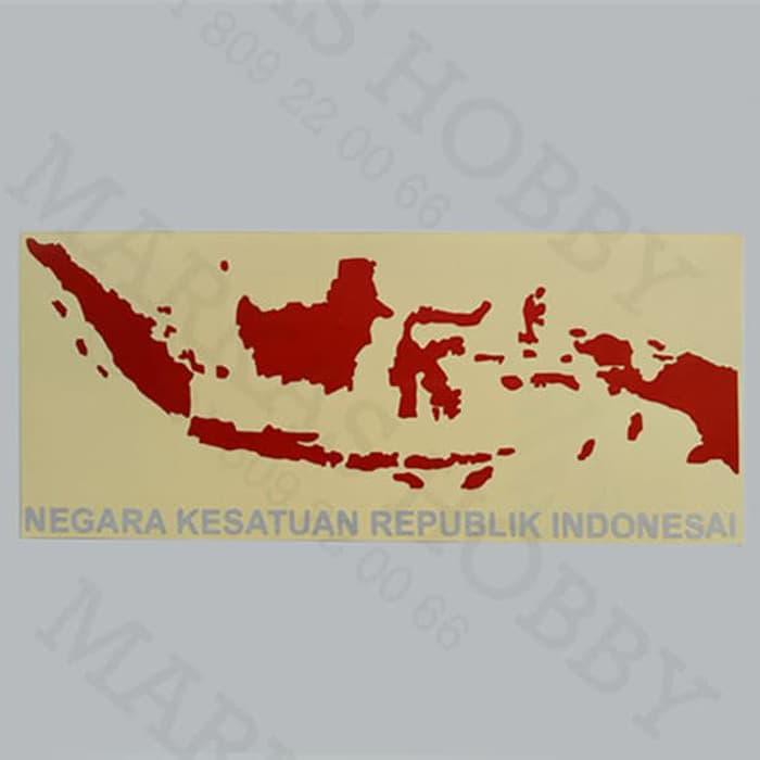 

Stiker / Sticker Indonesia Pulau NKRI 2
