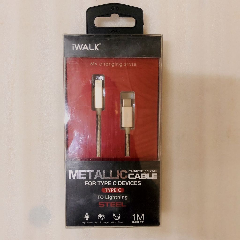 iWalk USB-C to Lightning charge cable