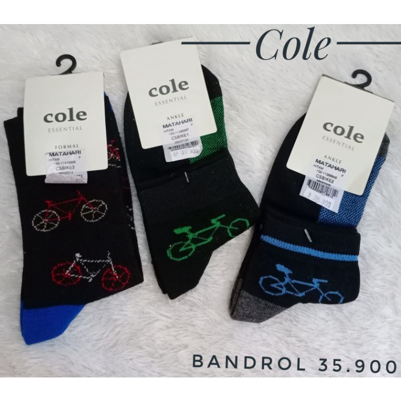 COLE KAOS KAKI PRIA hitam kerja casual formal original branded matahari