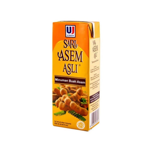 

minuman ultra sari asem asli 250ml