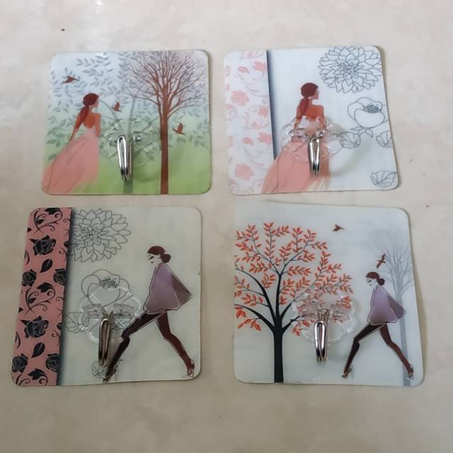 Harga Pabrik Gantungan Tempel Motif  Wanita & Bunga Untuk Hanger Baju zAXBV1hrx6rqN