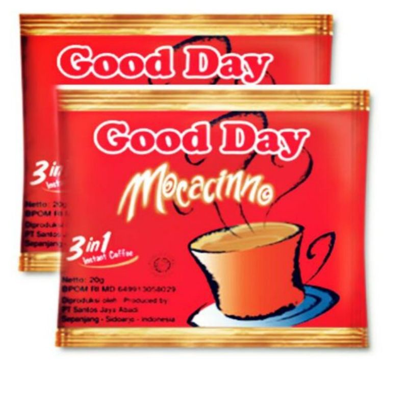 

good day mocacinno 3in1 (isi 10 sachet/1 renteng)