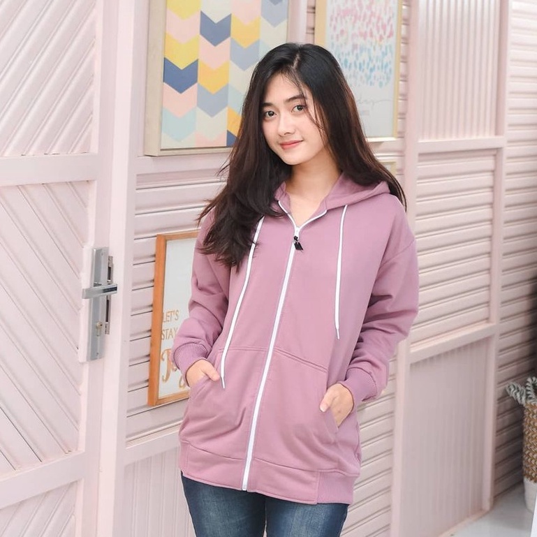 SONYA Hoodie Zipper II SONY JAKET POLOS  Zipper II HOODIE POLOS PRIA DAN WANITA II 15Wrn 3sz