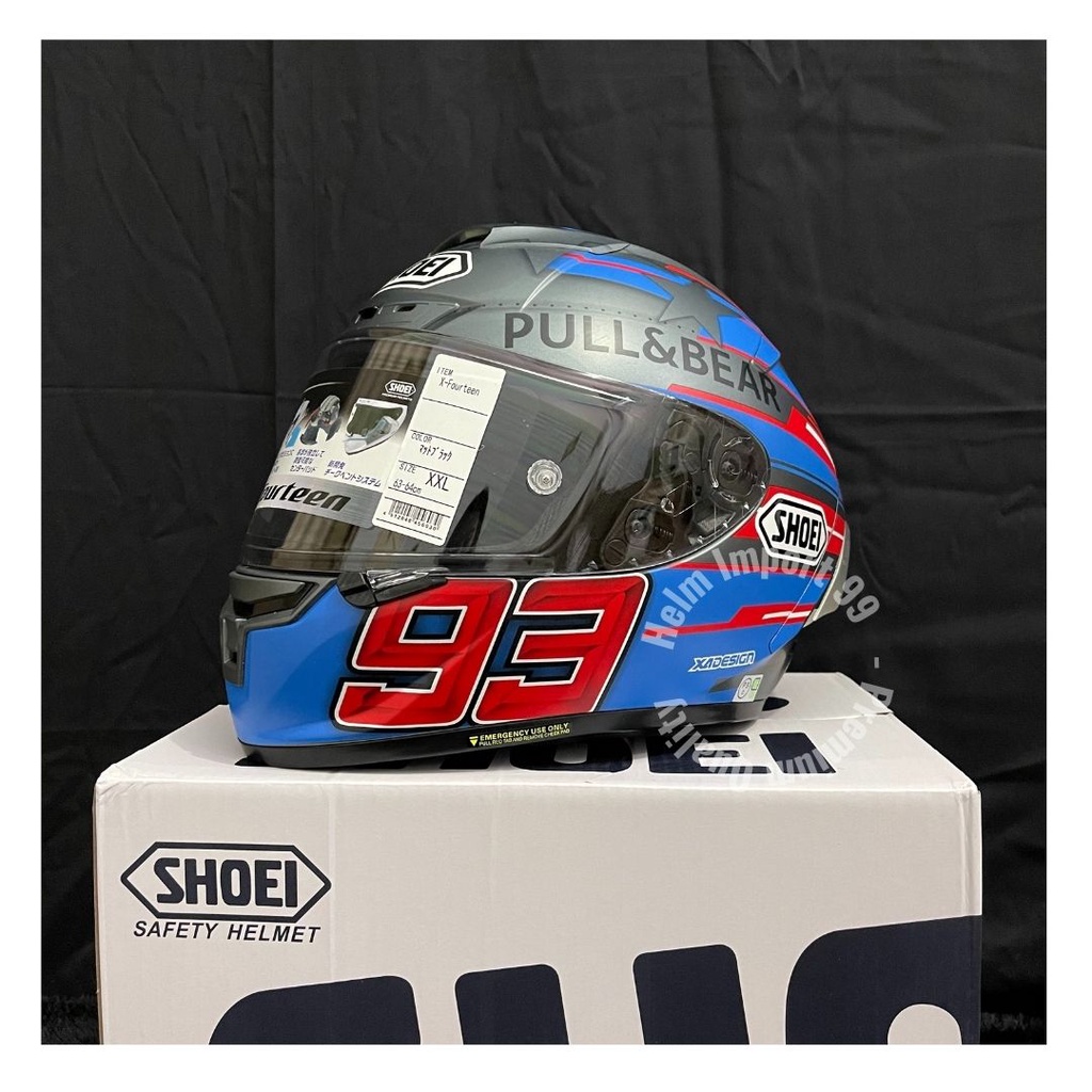 HELM SHOEI X14 AMERICA MARQUEZ FULL FACE 1:1 PREMIUM