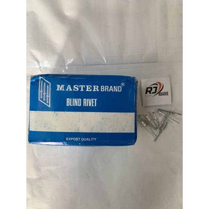 Paku Tembak Blind Rivet Master Brand Nomor 400-500+ 1000pc, 600+ 500pc - 423