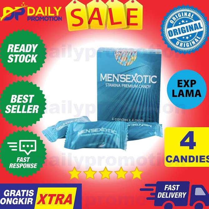 Mensexotic Candy Permen Obat Vitalitas Stamina Kuat Laki Pria Dewasa