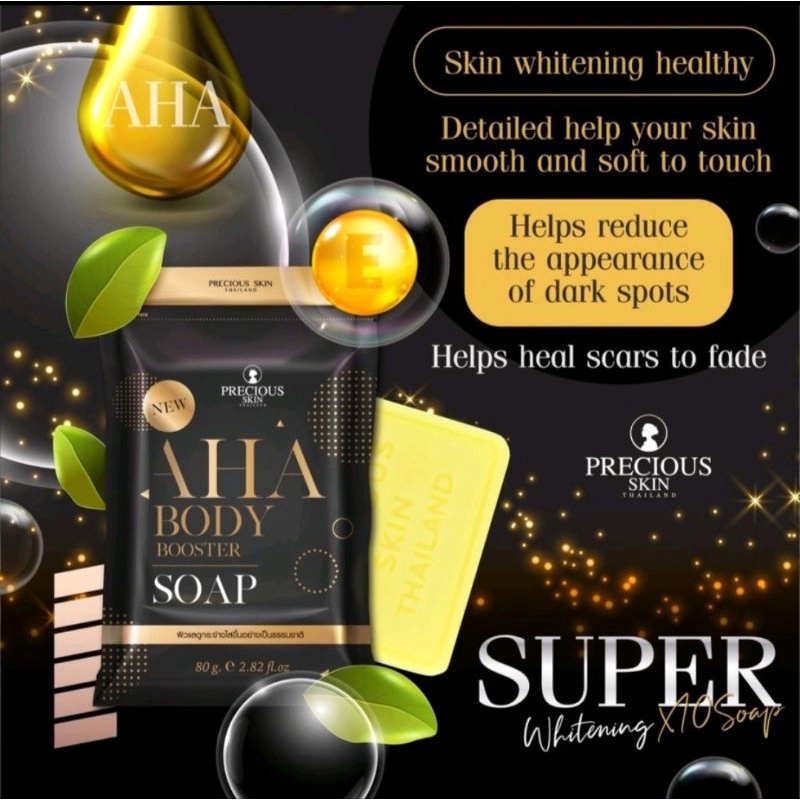 ALPHA ARBUTIN 3 PLUS WHITENING COLLAGEN SOAP SABUN 80gr BY PRECIOUS AHA SKIN