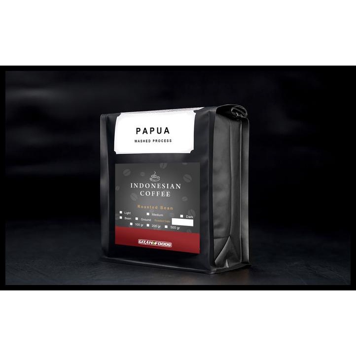 

Kopi Papua Wamena Washed Process Arabica 200 Gr (Biji/Bubuk)