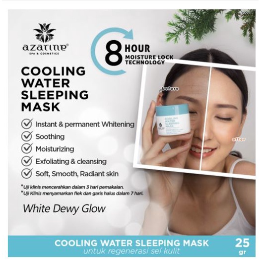 [ORIGINAL] AZARINE - Miraclear Herbal Peeling Serum - Azarine Cooling Water Sleeping Mask