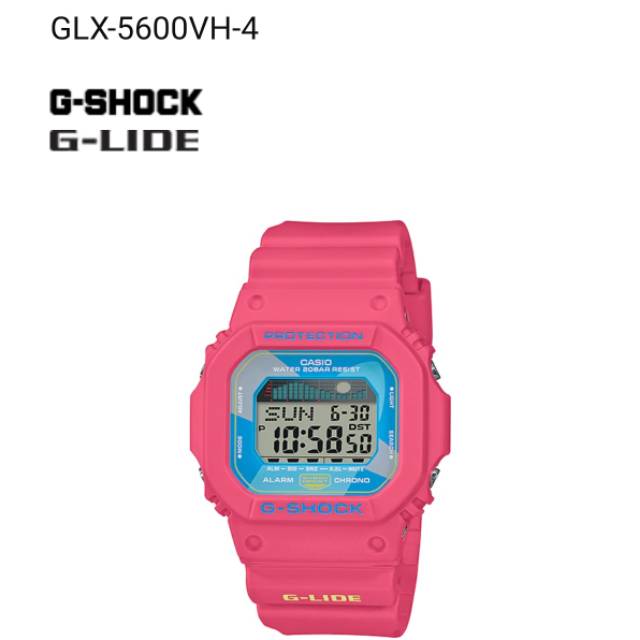 Jam Tangan G-Shock GLX-5600VH-4 Pink Original