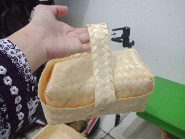 Pegon Cangking Natural / Besek Cangking/ Besek Pipiti / Besek Ada Handelnya/ Besek 15x25