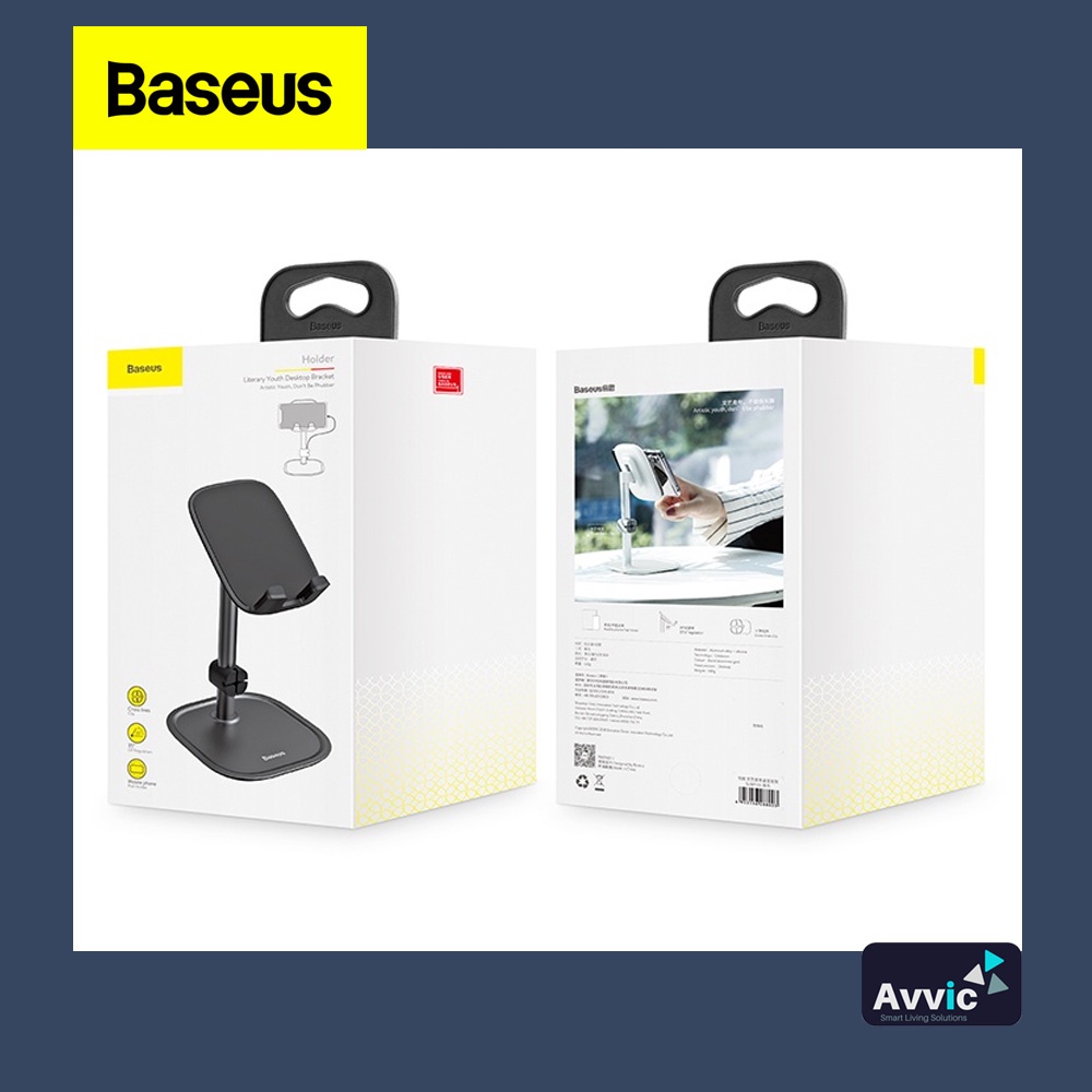 Baseus Phone Holder Dudukan Handphone Tab Stand Holder Baseus Literary Youth Desktop Bracket