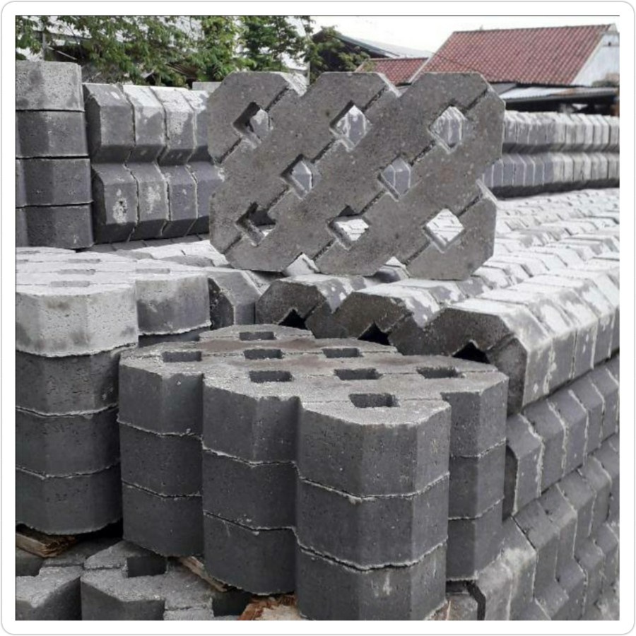 Grass Block / Grassblock ( Lubang 8 / Lubang 5 / Lubang 9 ) Press Mesin