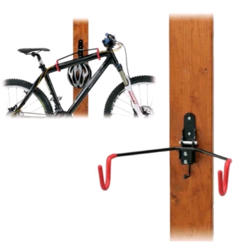 bike stand dinding. standar sepeda wall tembok cantolan display