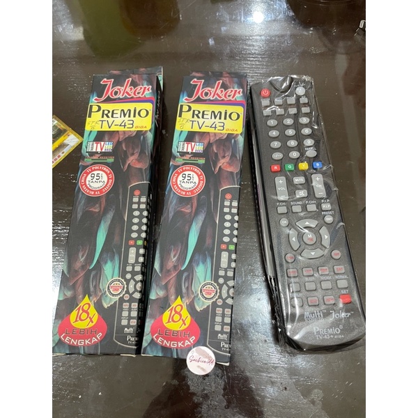 REMOT TV MULTI TV TABUNG DAN TV LCD REMOT MULTI JOKER PREMIO