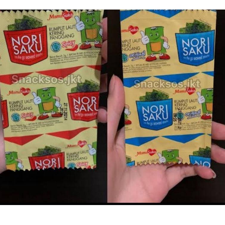 

STOK BANYAK ㄳ Mamasuka nori saku @2gr ( 1 renteng isi 10 ) Q❁
