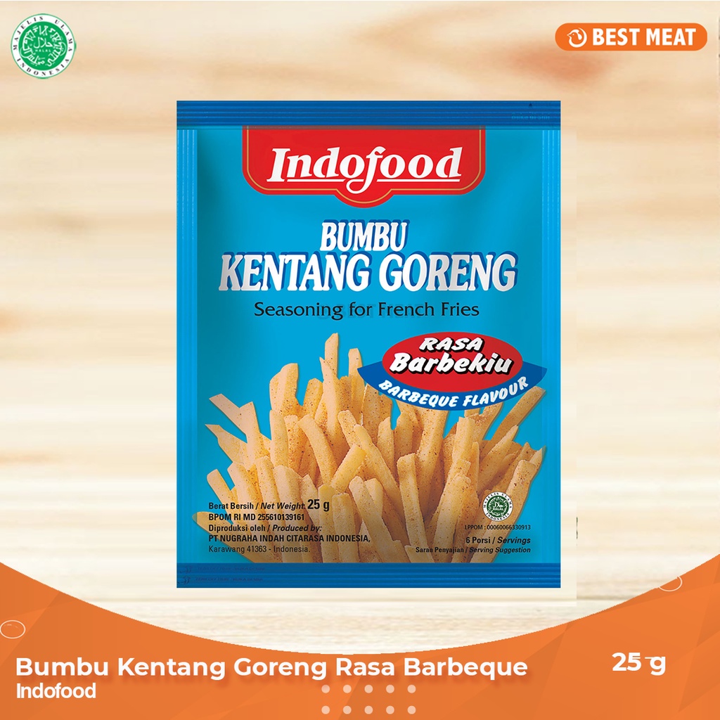 

Indofood Bumbu Kentang Bbq 25gr