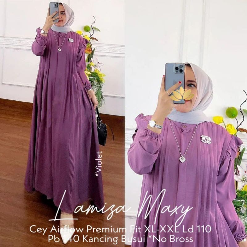 DRESS MUSLIM, baju wanita, baju gamis, dress, gamis, Baju gamis, fashion wanita, Lamisa maxy