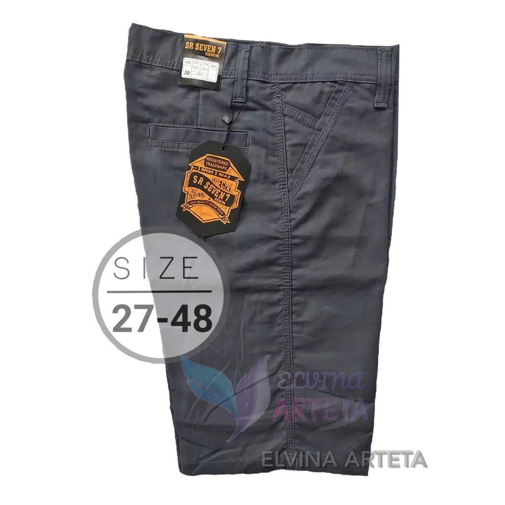 Celana Pendek Chino Pria Jumbo Big Size 27 - 46 Chino Original Bahan ASLI Melar