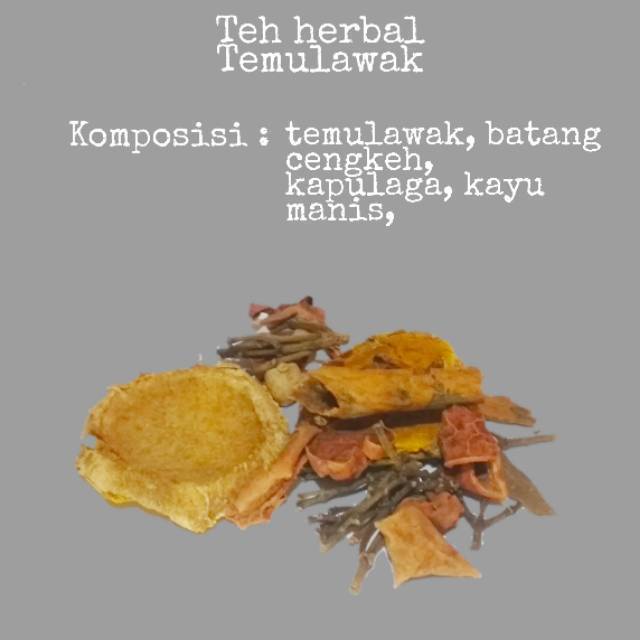 

Teh herbal temulawak isi 10
