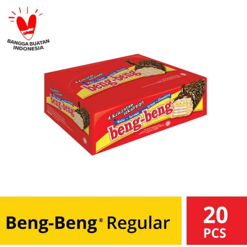 

Beng-beng Wafer Caramel Crispy Chocolate - 1 box (25gr x 17 pcs)