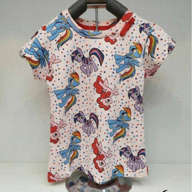kaos anak printed tee little pony