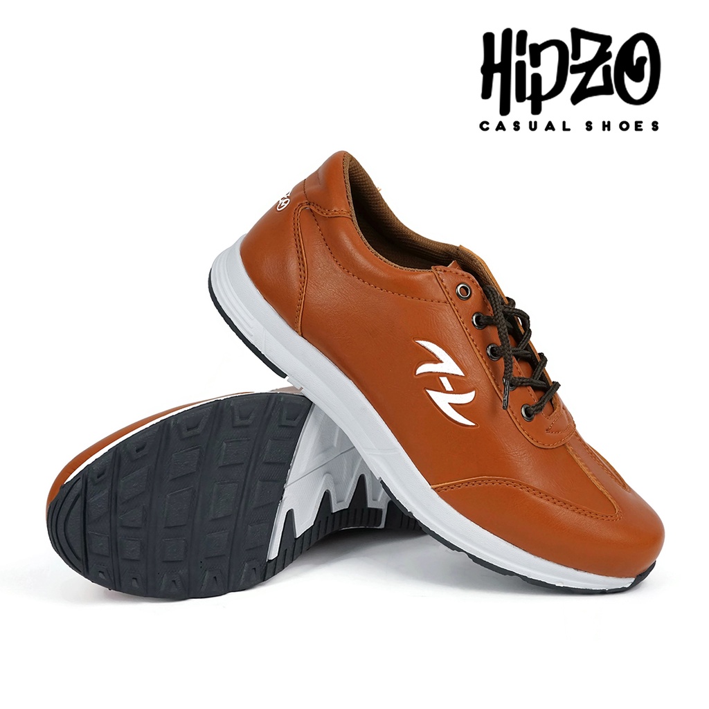 Sepatu Pria Casual Hipzo M-037 Pria Kerja Sekolah Original Kantor-5
